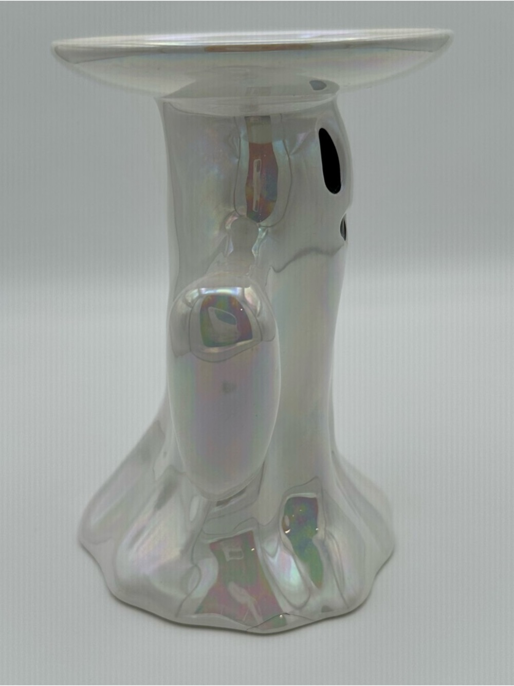Bath & Body Works Iridescent Ghost 3-Wick Candle Holder Halloween 2024 - CHIPPED - Picture 6 of 12